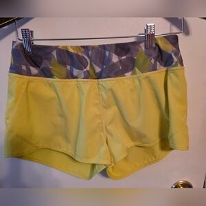 MPG Yellow Athletic Shorts Size Small